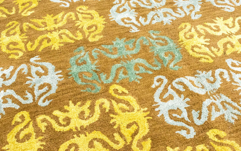 Alfombra de diseño - 263 x 181 cm - marrón