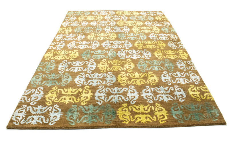 Alfombra de diseño - 263 x 181 cm - marrón