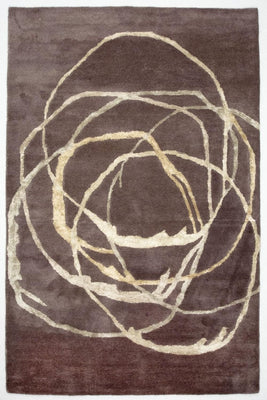 Alfombra de diseño - 245 x 155 cm - púrpura