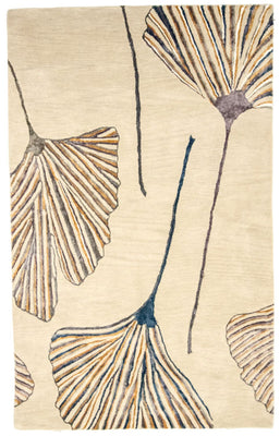 Alfombra de diseño - 243 x 152 cm - beige