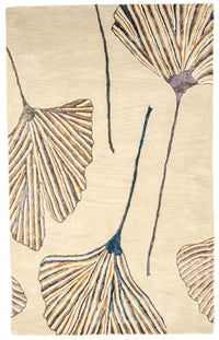 Alfombra de diseño - 243 x 152 cm - beige