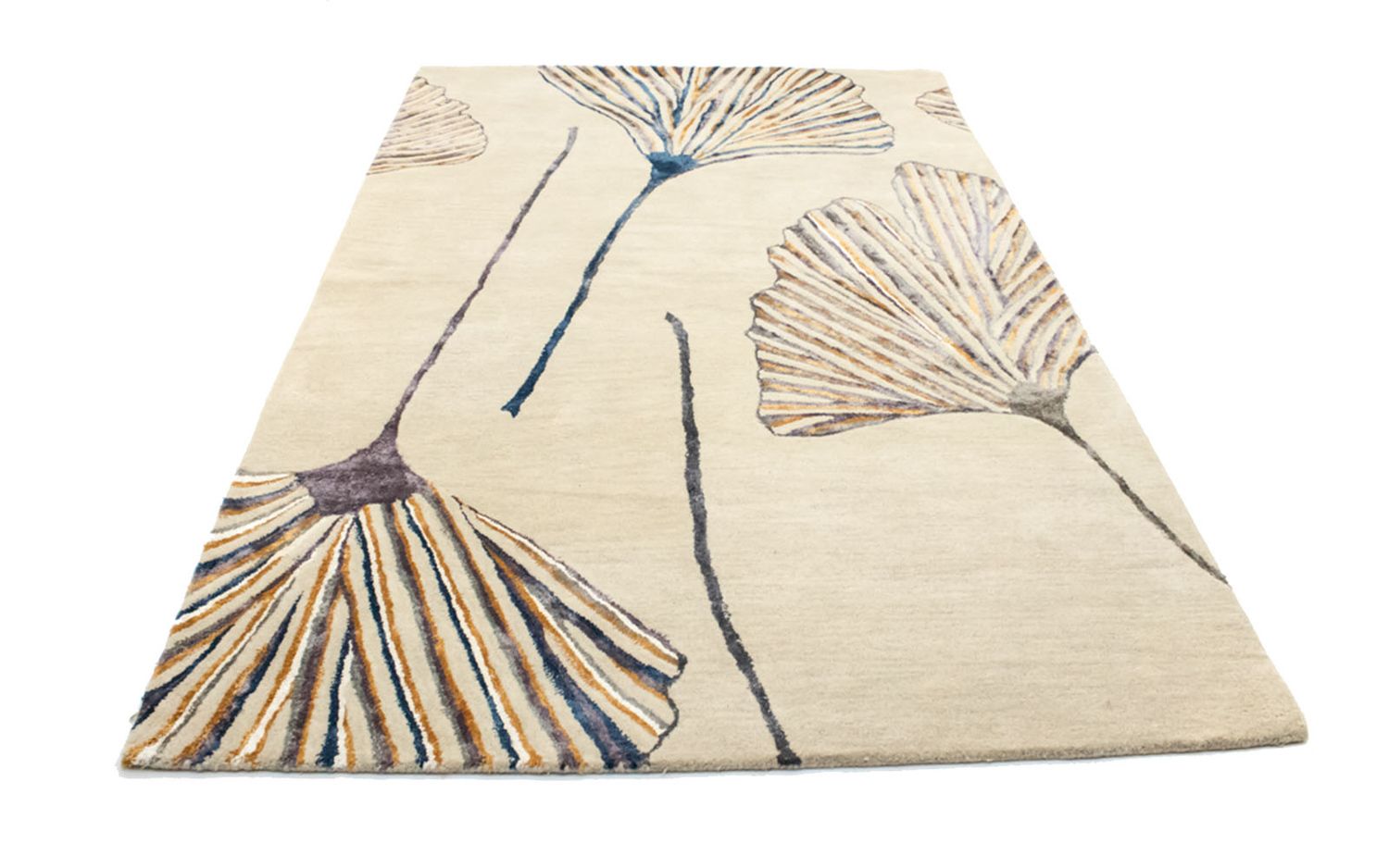 Alfombra de diseño - 243 x 152 cm - beige