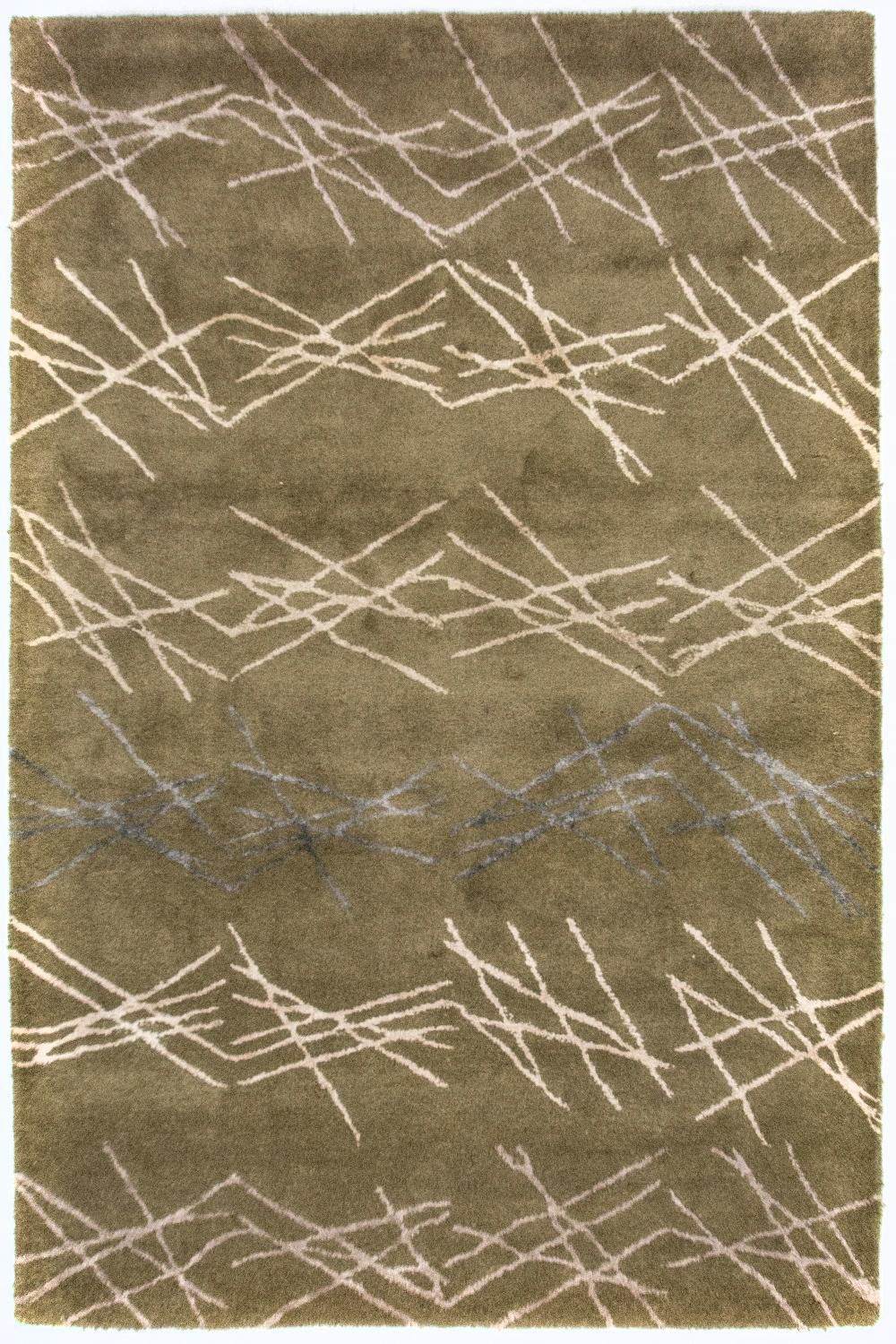 Alfombra de diseño - 182 x 122 cm - verde