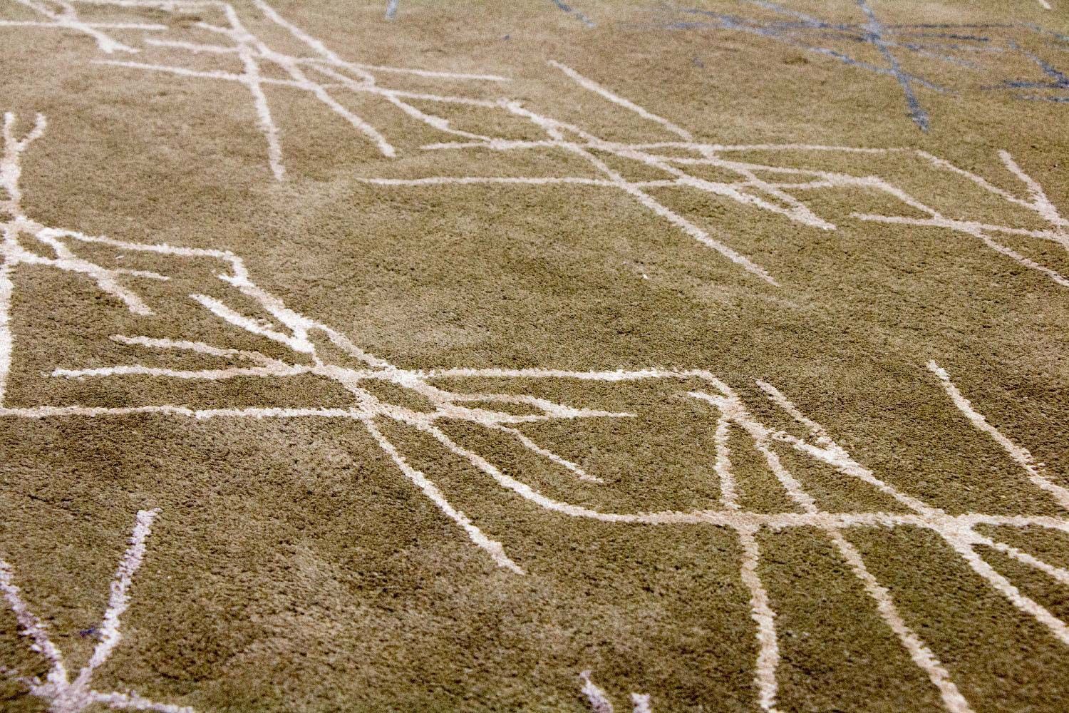 Alfombra de diseño - 182 x 122 cm - verde