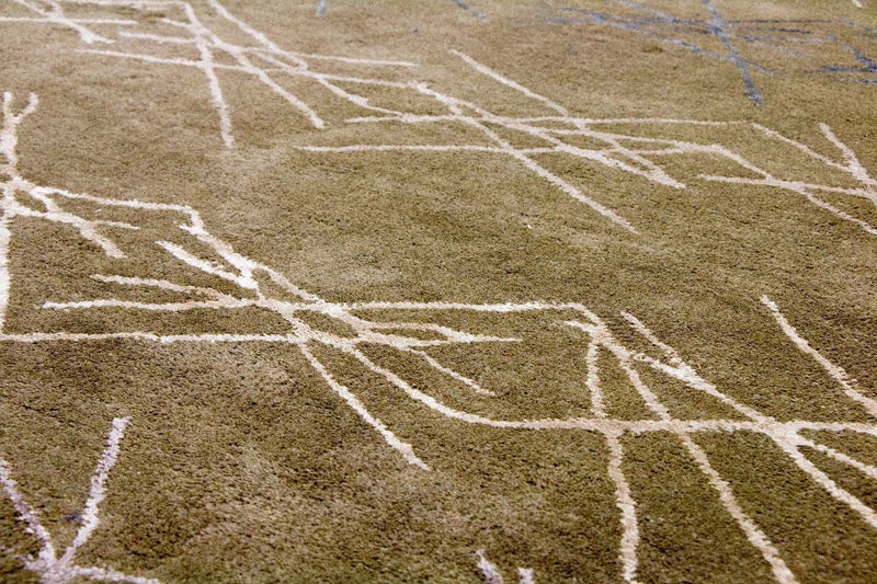 Alfombra de diseño - 182 x 122 cm - verde