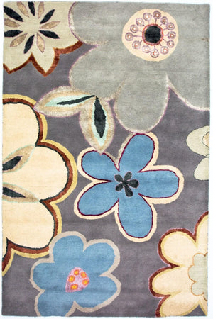 Alfombra de diseño - 237 x 150 cm - multicolor