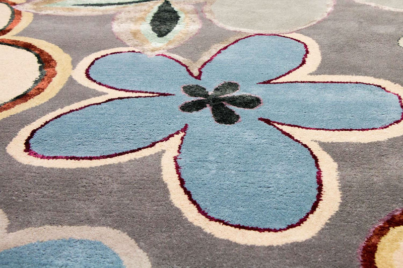 Alfombra de diseño - 237 x 150 cm - multicolor