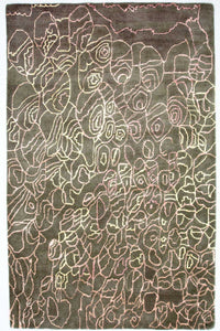 Alfombra de diseño - 244 x 152 cm - multicolor