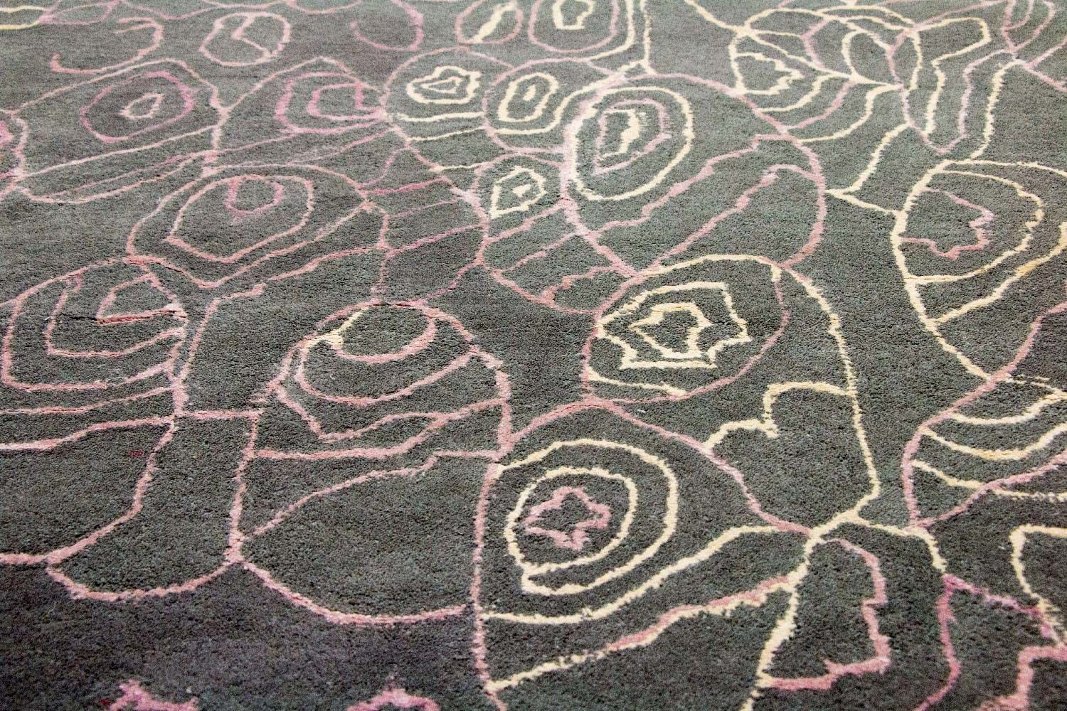 Alfombra de diseño - 244 x 152 cm - multicolor