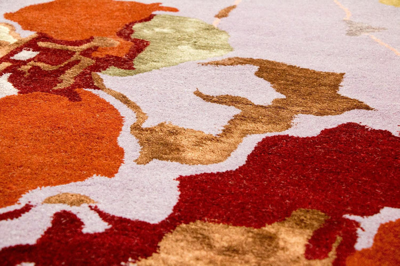 Alfombra de diseño - 240 x 152 cm - púrpura