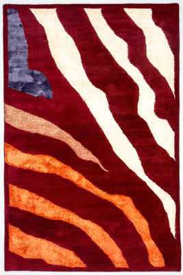 Alfombra de diseño - 244 x 159 cm - multicolor