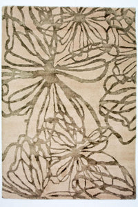 Alfombra de diseño - 196 x 135 cm - beige