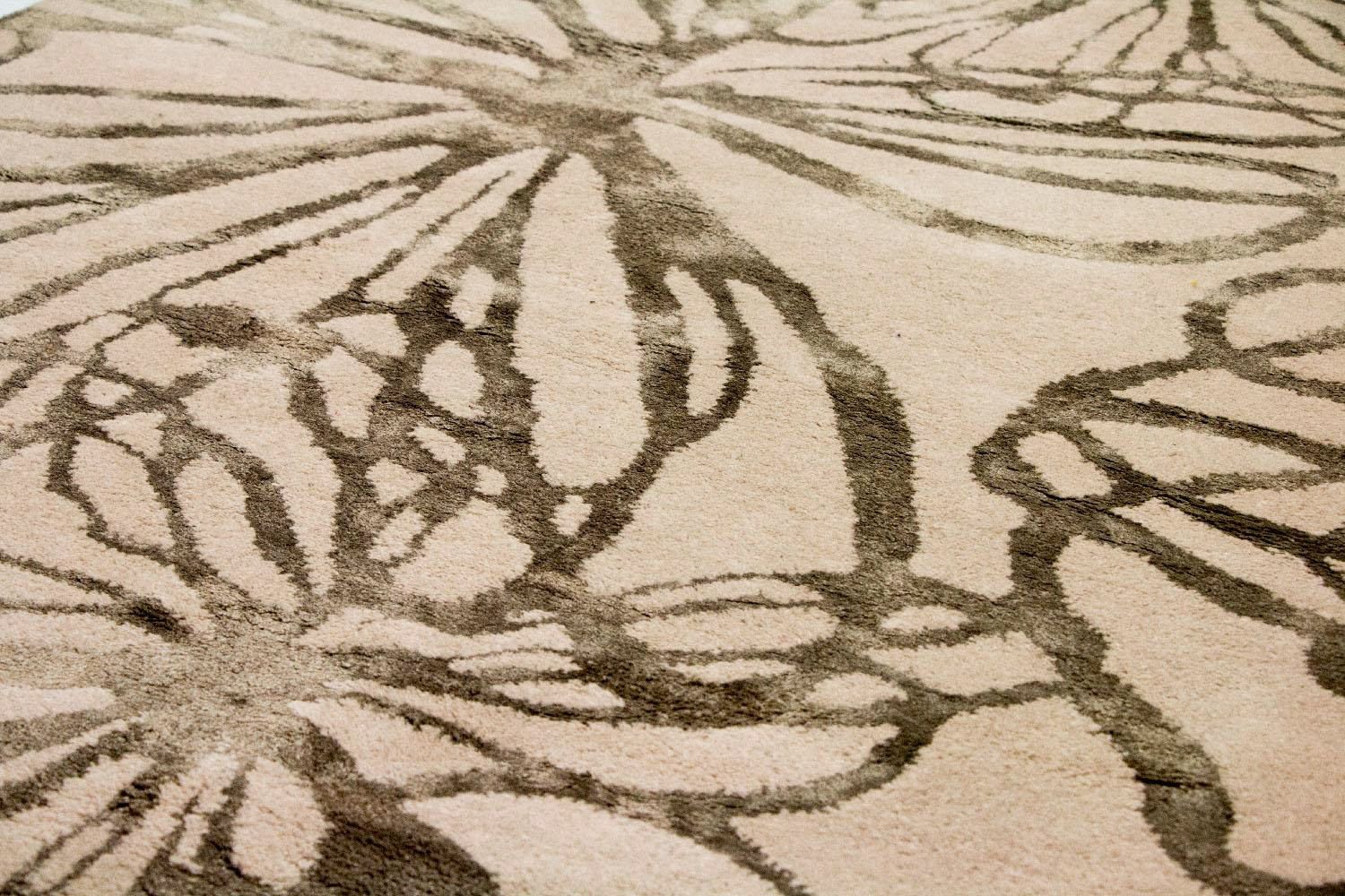 Alfombra de diseño - 196 x 135 cm - beige