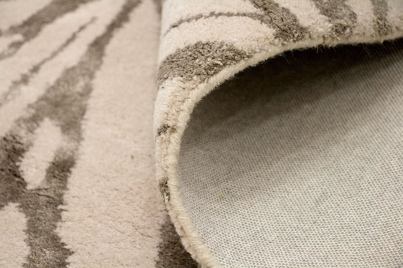 Alfombra de diseño - 196 x 135 cm - beige