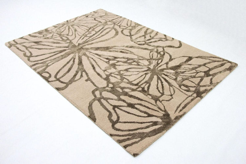 Alfombra de diseño - 196 x 135 cm - beige