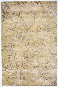 Alfombra de diseño - 243 x 152 cm - multicolor