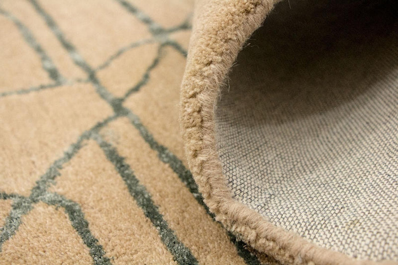 Alfombra de diseño - 243 x 152 cm - beige