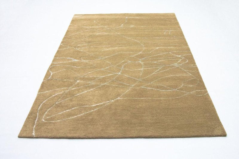 Alfombra de diseño - 243 x 150 cm - marrón