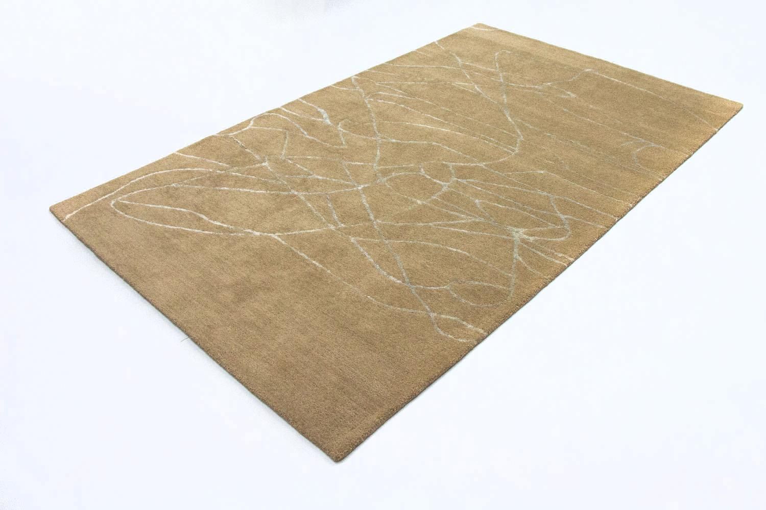 Alfombra de diseño - 243 x 150 cm - marrón