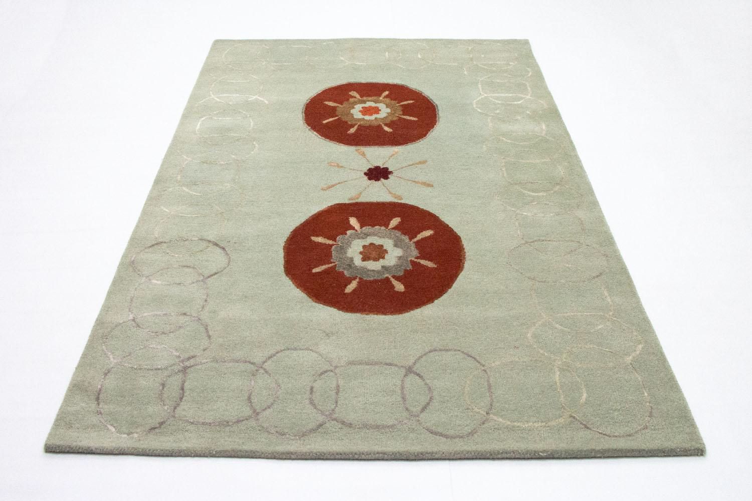 Alfombra de diseño - 239 x 150 cm - plata