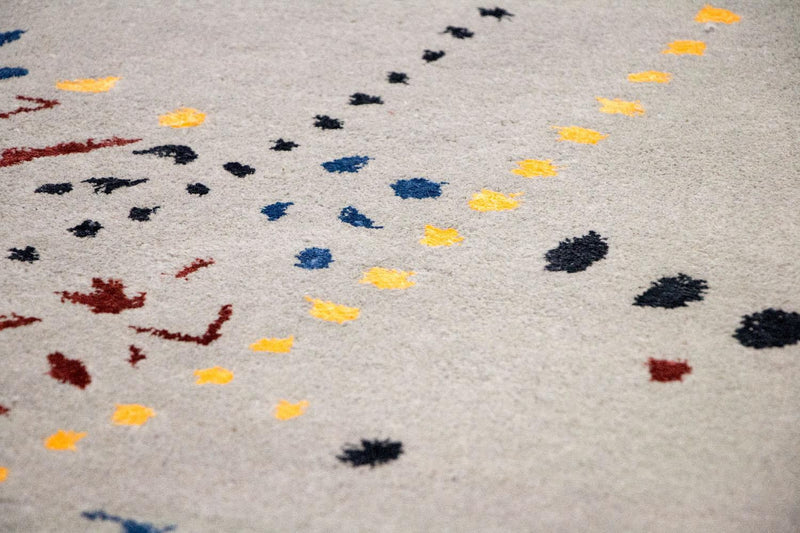Alfombra de diseño - 242 x 155 cm - marrón