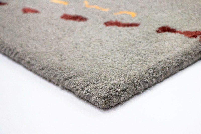 Alfombra de diseño - 242 x 155 cm - marrón