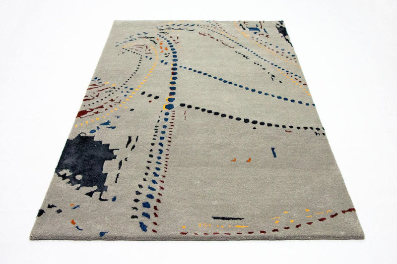 Alfombra de diseño - 242 x 155 cm - marrón