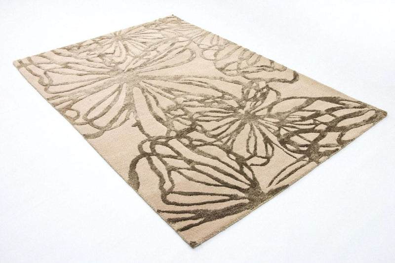 Alfombra de diseño - 193 x 134 cm - beige