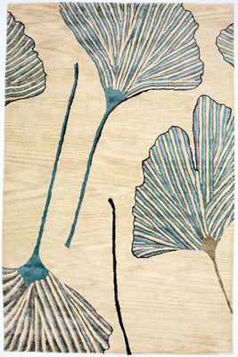 Alfombra de diseño - 243 x 153 cm - beige