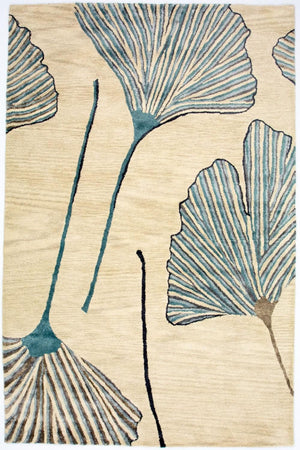Alfombra de diseño - 243 x 153 cm - beige