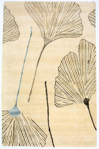 Alfombra de diseño - 243 x 151 cm - beige