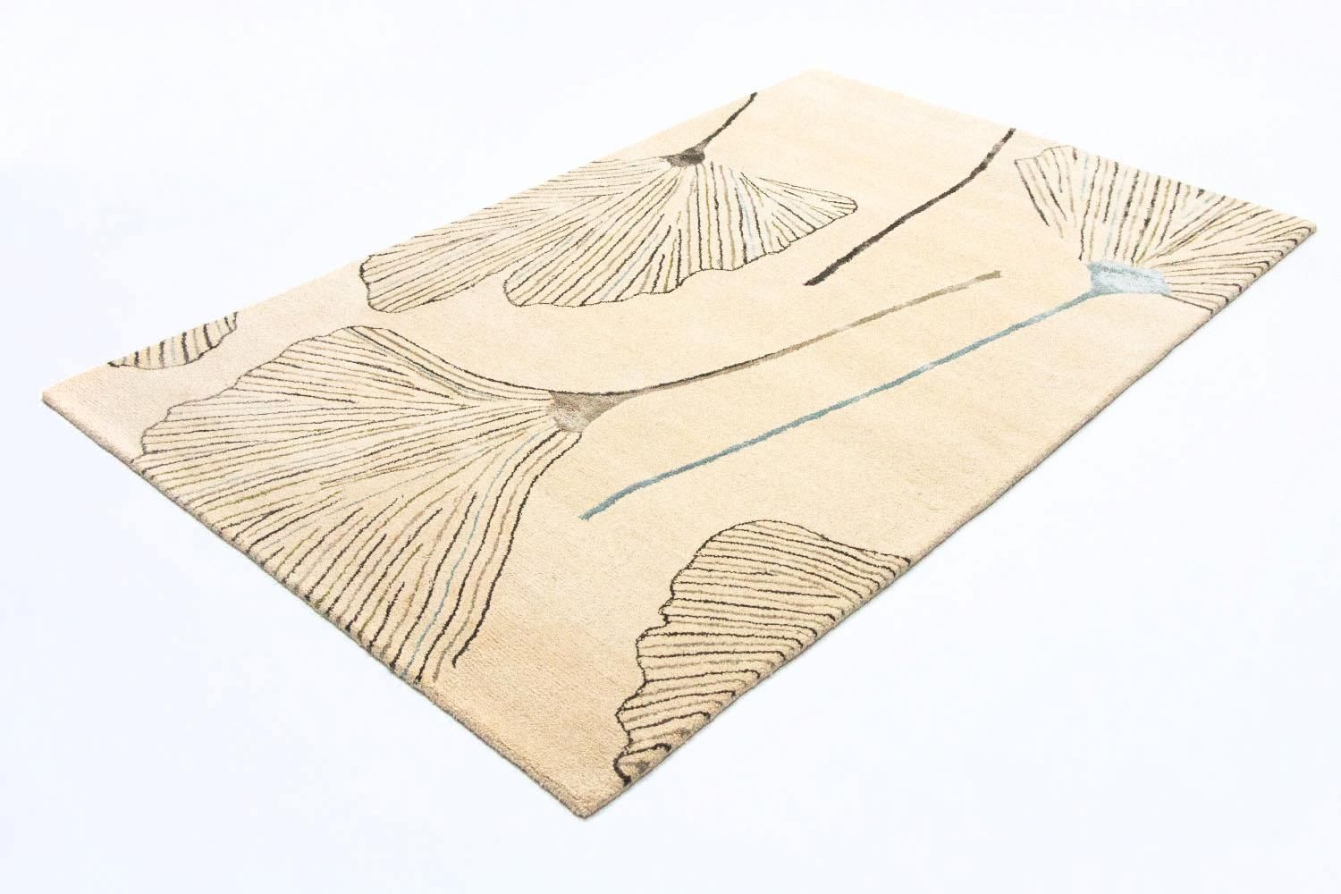 Alfombra de diseño - 243 x 151 cm - beige