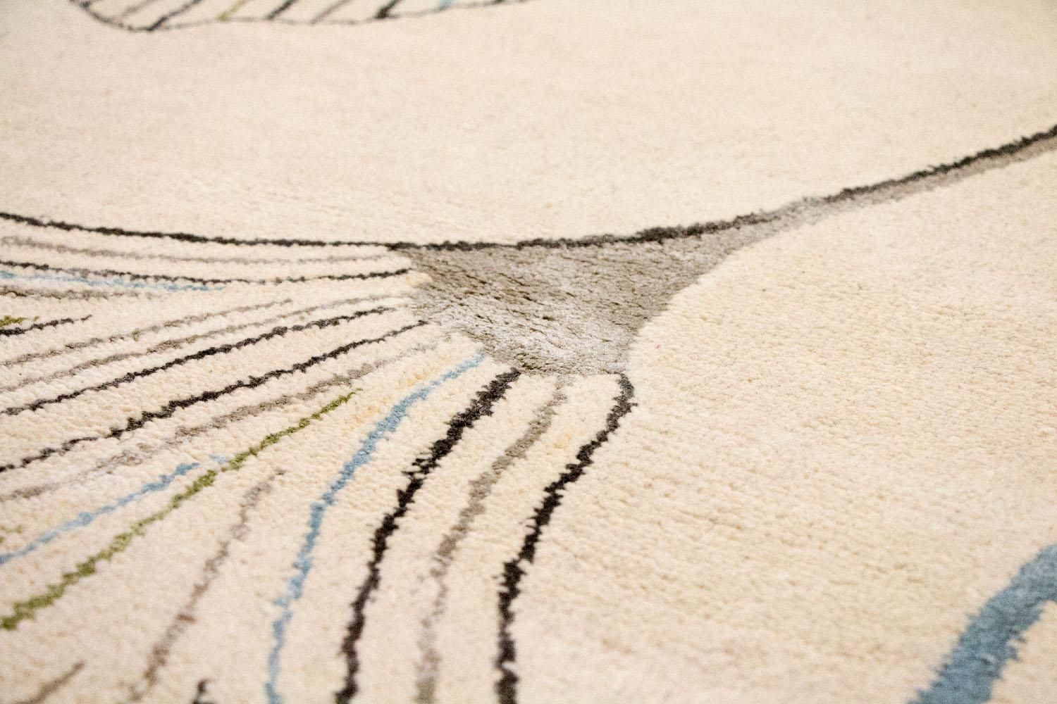 Alfombra de diseño - 243 x 151 cm - beige