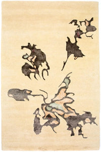 Alfombra de diseño - 240 x 149 cm - beige