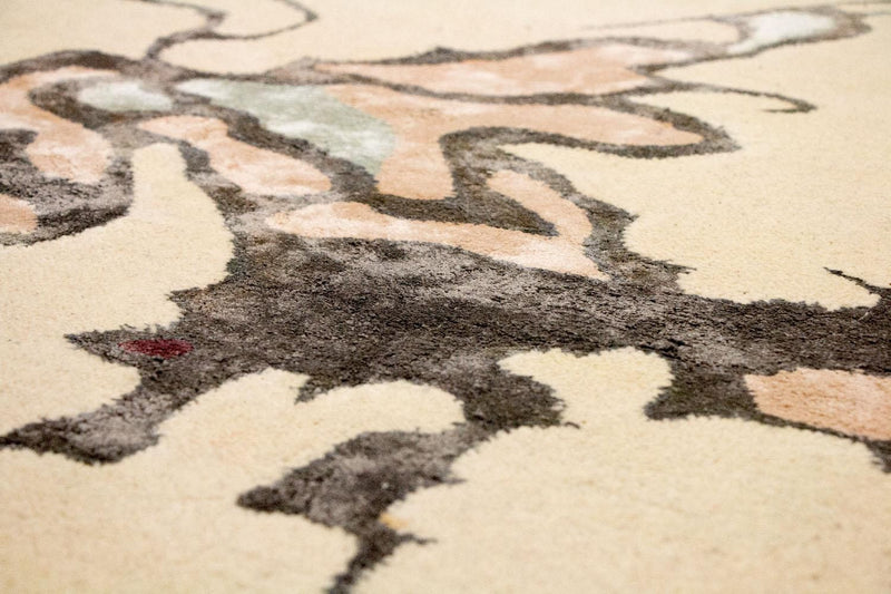 Alfombra de diseño - 240 x 149 cm - beige