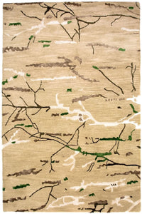 Alfombra de diseño - 241 x 152 cm - multicolor