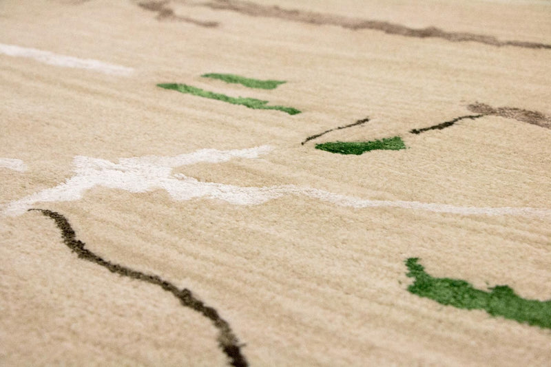 Alfombra de diseño - 241 x 152 cm - multicolor
