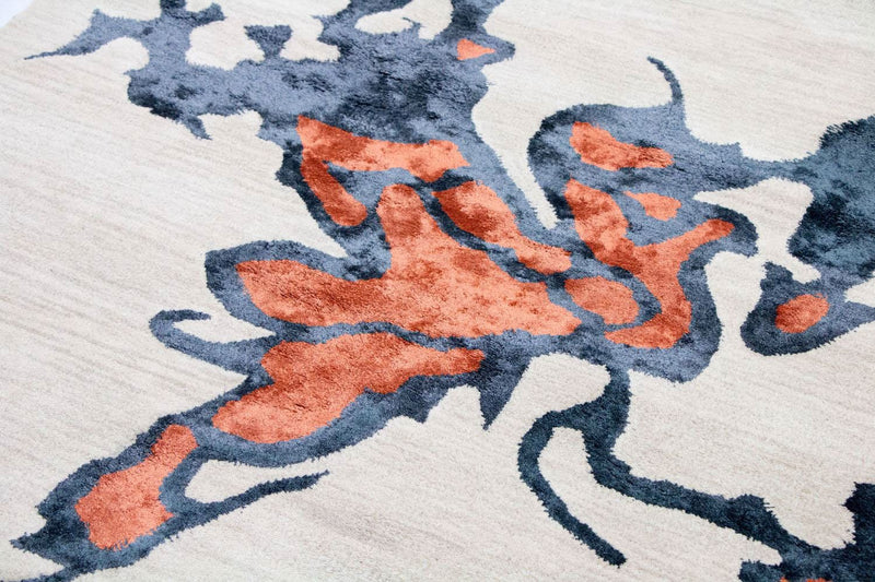 Alfombra de diseño - 242 x 153 cm - beige