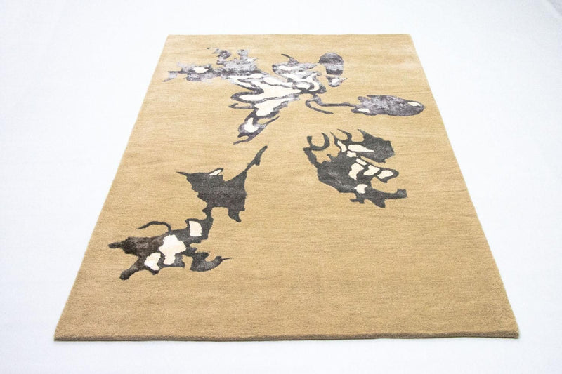 Alfombra de diseño - 241 x 154 cm - beige