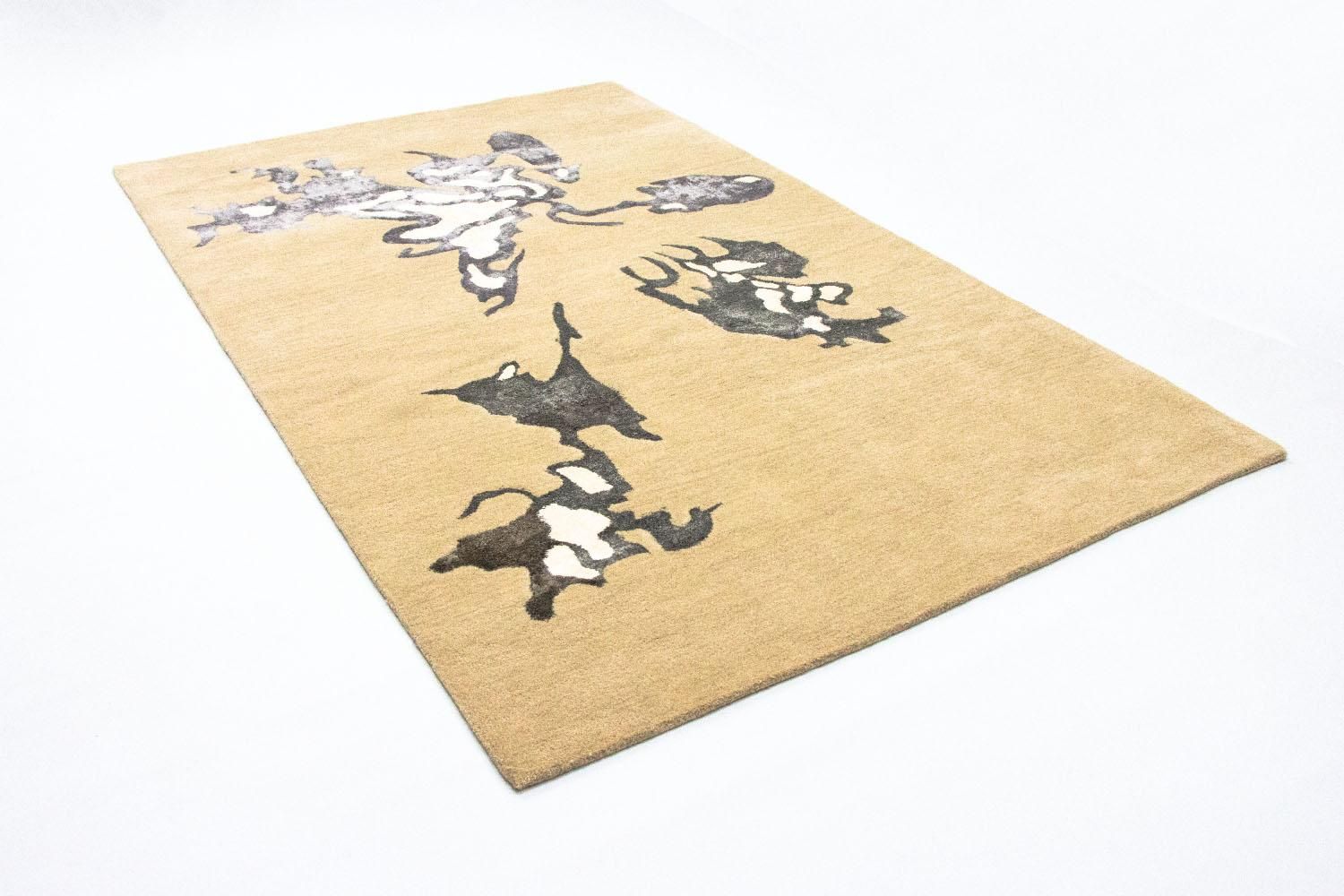 Alfombra de diseño - 241 x 154 cm - beige