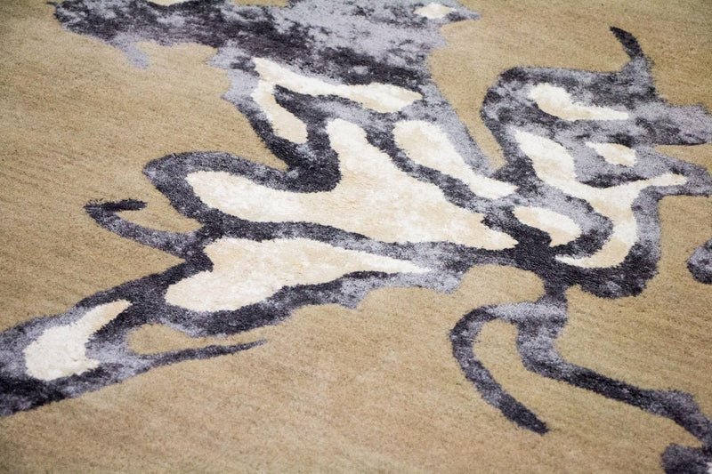 Alfombra de diseño - 241 x 154 cm - beige