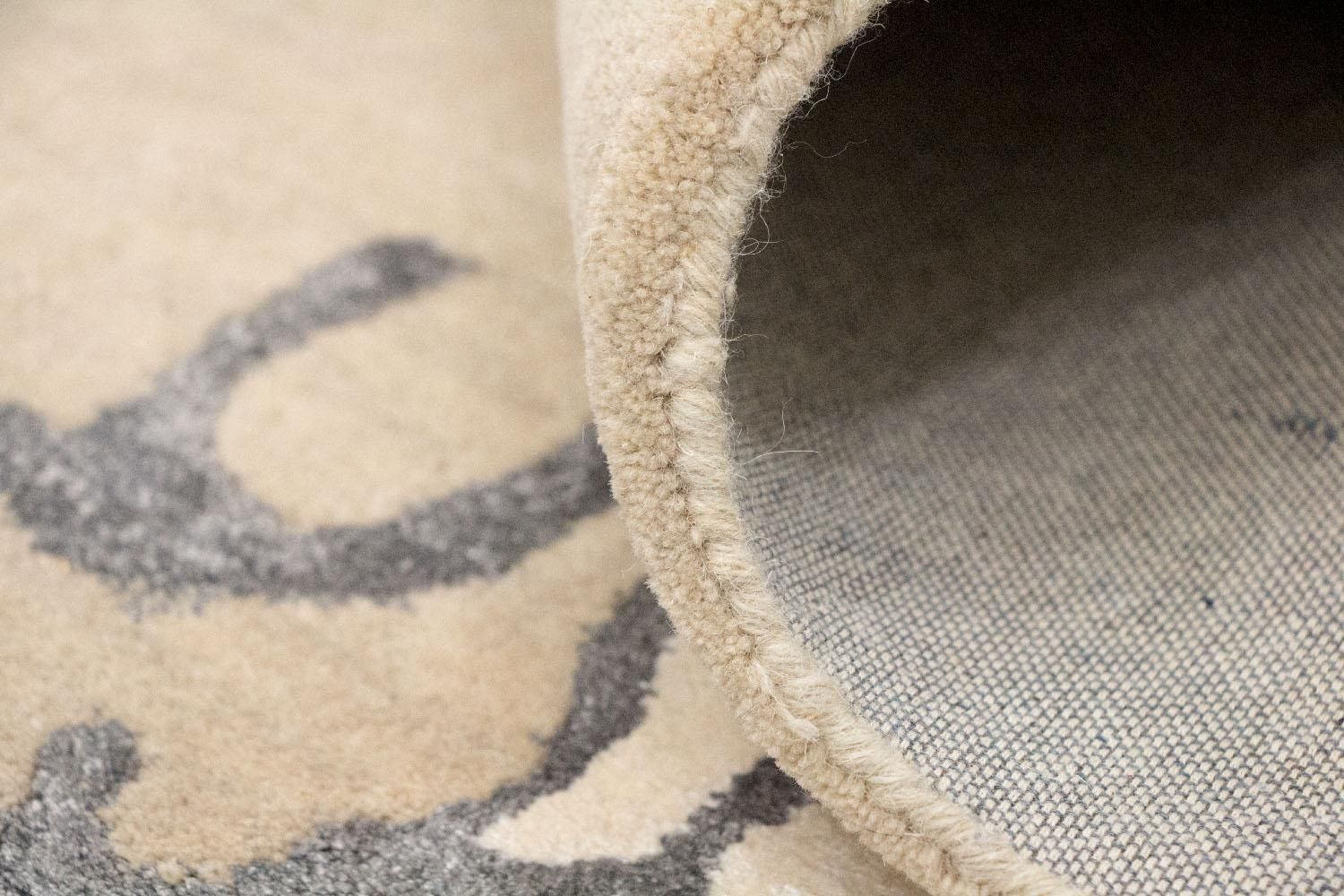 Alfombra de diseño - 241 x 154 cm - beige