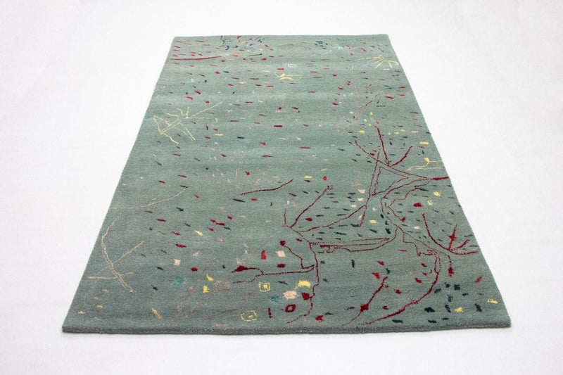 Alfombra de diseño - 243 x 156 cm - azul claro