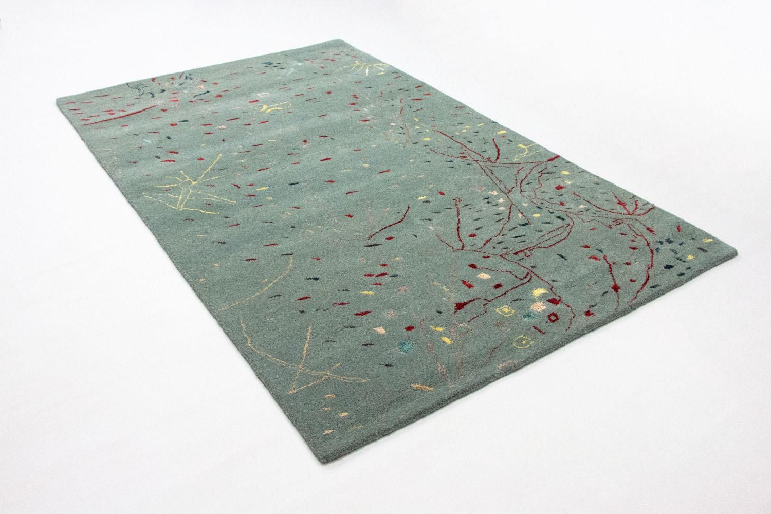 Alfombra de diseño - 243 x 156 cm - azul claro