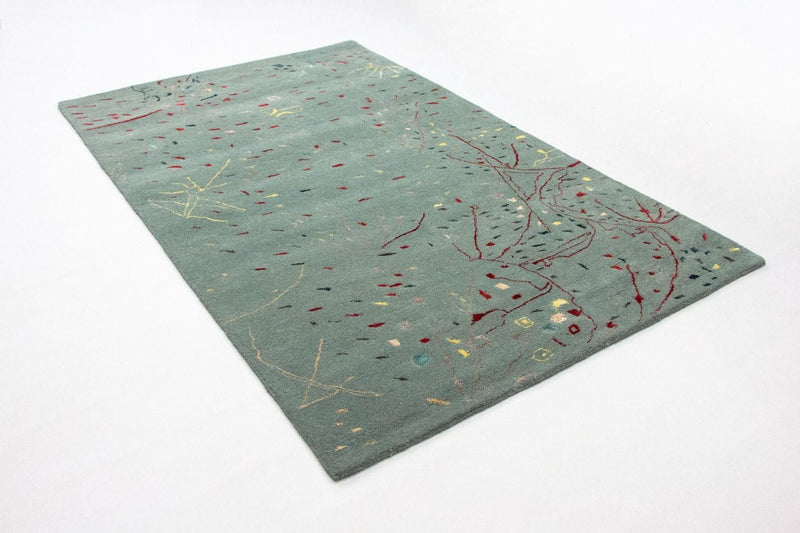 Alfombra de diseño - 243 x 156 cm - azul claro