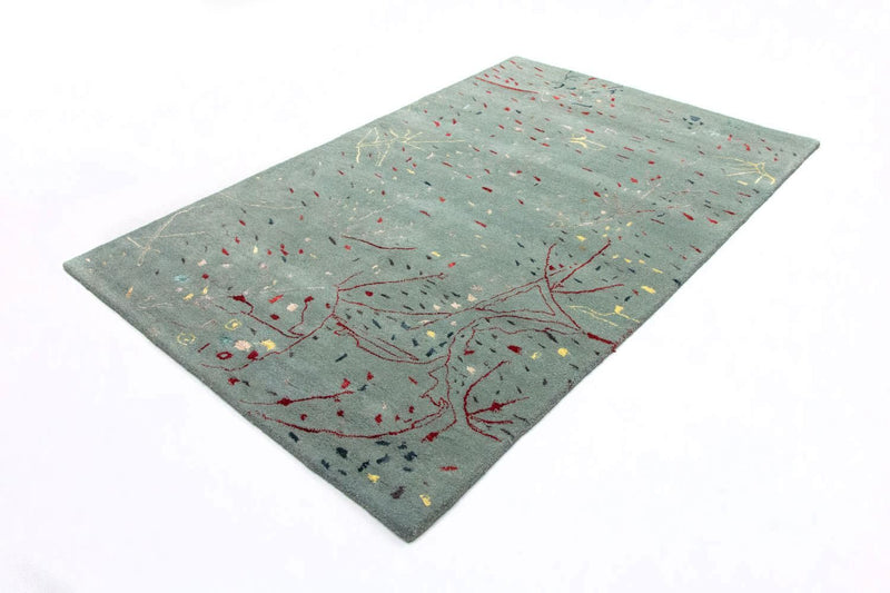 Alfombra de diseño - 243 x 156 cm - azul claro
