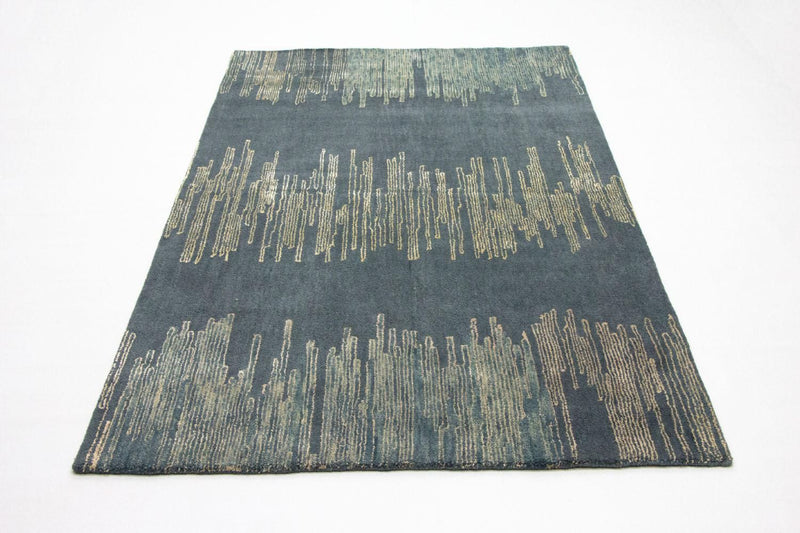 Alfombra de diseño - 246 x 154 cm - azul