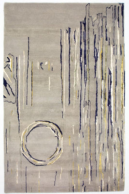 Alfombra de diseño - 244 x 157 cm - beige