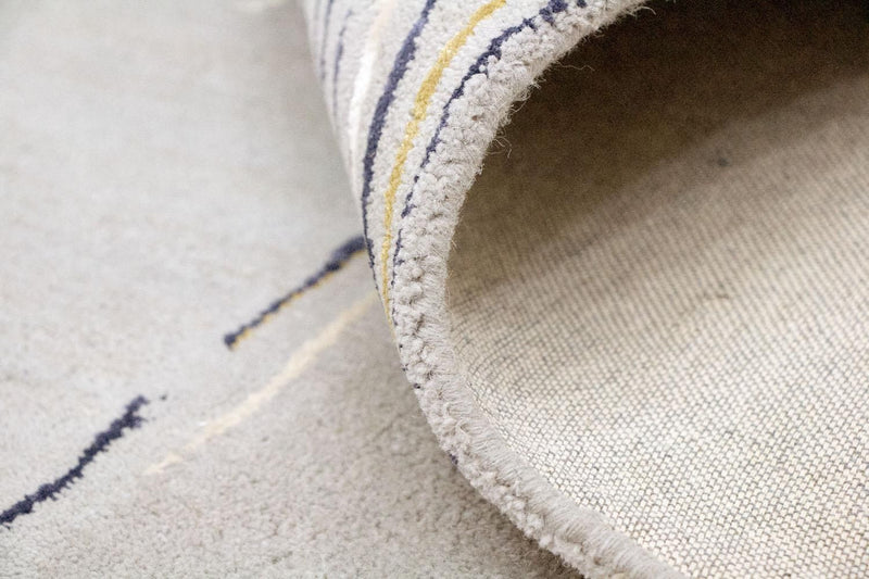 Alfombra de diseño - 244 x 157 cm - beige