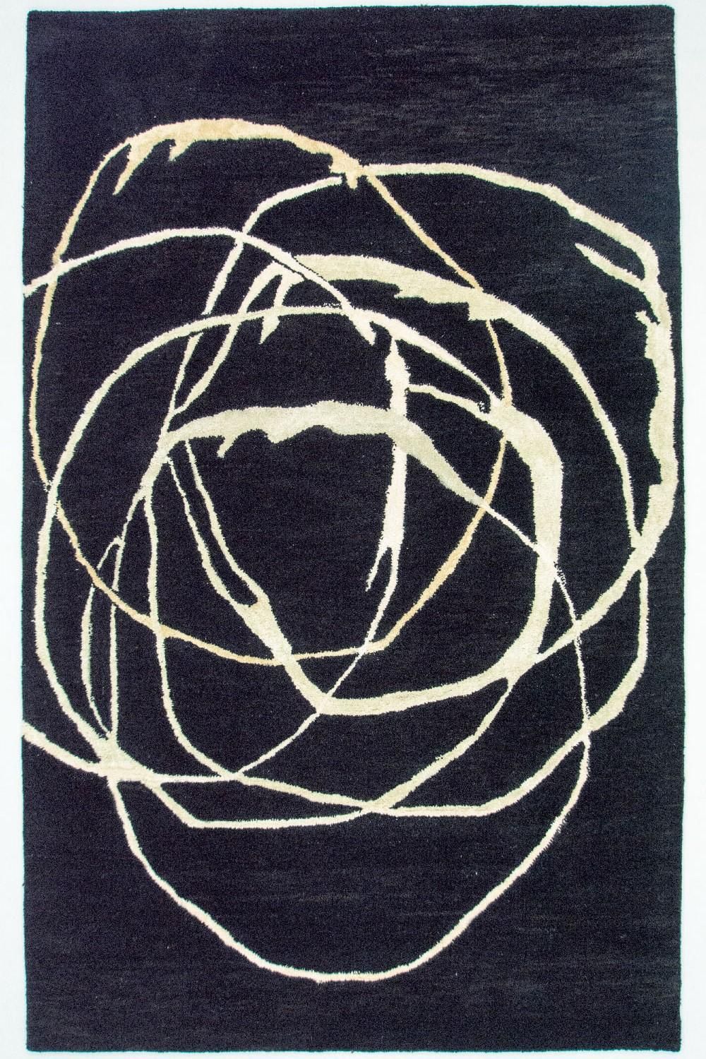 Alfombra de diseño - 245 x 153 cm - azul